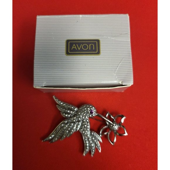 Vintage Avon Fluttering Hummingbird Pin 1992 - Picture 2 of 10